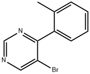 5-溴-4-O-甲苯基嘧啶 结构式