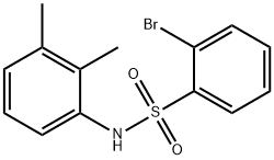 2-溴-N-(2,3-二甲基苯基)苯磺酰胺 结构式