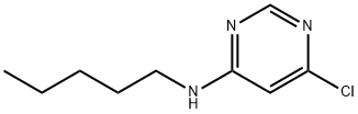 4-氯-6-戊基氨基嘧啶 结构式