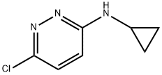 3-氯-6-环丙基氨基哒嗪 结构式