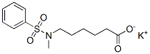 potassium 6-[methyl(phenylsulphonyl)amino]hexanoate 结构式