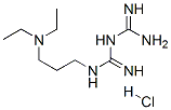 1-[3-(diethylamino)propyl]biguanide monohydrochloride 结构式
