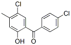 (5-chloro-2-hydroxy-4-methylphenyl) (4-chlorophenyl) ketone 结构式