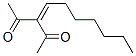 3-heptylidenepentane-2,4-dione  结构式