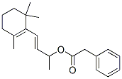 1-methyl-3-(2,6,6-trimethyl-1-cyclohexen-1-yl)allyl phenylacetate 结构式