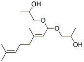 1,1'-[(3,7-dimethylocta-2,6-dienylidene)bis(oxy)]dipropan-2-ol 结构式