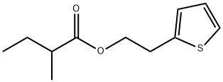 2-(2-thienyl)ethyl 2-methylbutyrate 结构式