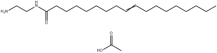 N-(2-aminoethyl)octadec-9-enamide monoacetate 结构式