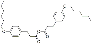 3-[p-(hexyloxy)phenyl]propionic anhydride 结构式