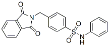 4-[(1,3-dihydro-1,3-dioxo-2H-isoindol-2-yl)methyl]-N-phenylbenzenesulphonamide 结构式