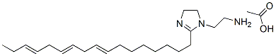 2-(heptadeca-8,11,14-trienyl)-4,5-dihydro-1H-imidazole-1-ethylamine monoacetate 结构式