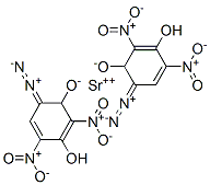 strontium 6-diazo-3-hydroxy-2,4-dinitrocyclohexa-2,4-dienolate 结构式