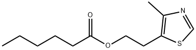 4-甲基-5-噻唑基乙醇己酸酯 结构式