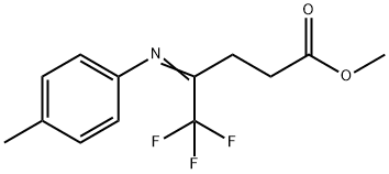 Methyl 5,5,5-trifluoro-4-(p-tolyliMino)pentanoate 结构式