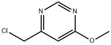 4-(CHLOROMETHYL)-6-METHOXY-PYRIMIDINE 结构式