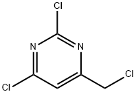 4-Chloromethyl-2,6-dichloropyrimidine 结构式