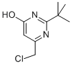 2-(叔丁基)-6-(氯甲基)嘧啶-4-醇 结构式