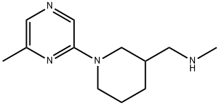 N,N-二甲基-1-(6-甲基吡嗪-2-基)哌啶-3-胺 结构式