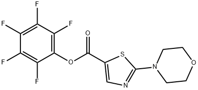 Pentafluorophenyl 2-morpholin-4-yl-1,3-thiazole-5-carboxylate 结构式
