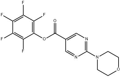 Pentafluorophenyl 2-morpholin-4-ylpyrimidine-5-carboxylate