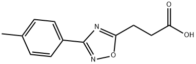 3-[3-(4-METHYLPHENYL)-1,2,4-OXADIAZOL-5-YL]PROPANOIC ACID 结构式