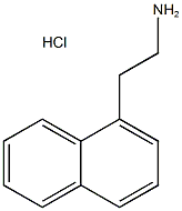 2-(1-萘基)乙胺 盐酸盐 结构式