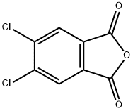 4，5-二氯邻苯二甲酸酐 结构式