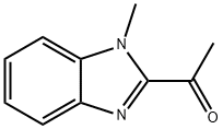 1-(1-甲基-1H-苯并咪唑-2-基)乙酮 结构式