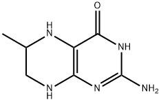 2-氨基-6-甲基-5,6,7,8-四氢蝶呤-4(3H)-酮 结构式