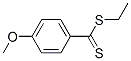 4-Methoxydithiobenzoic acid ethyl ester 结构式