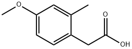 2-(4-甲氧基-2-甲基苯基)乙酸 结构式