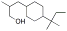 4-(1,1-dimethylpropyl)-beta-methylcyclohexanepropanol 结构式
