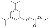 ethyl 3-[3,5-bis(1-methylethyl)phenyl]acrylate 结构式
