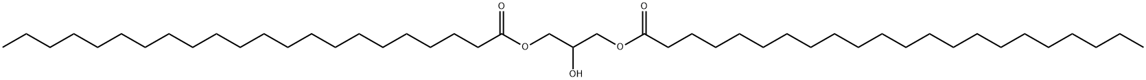 2-羟基丙烷-1,3-二基-二(二十二酸)酯 结构式