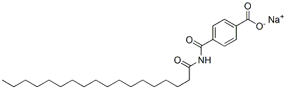 sodium 4-[[(1-oxooctadecyl)amino]carbonyl]benzoate 结构式