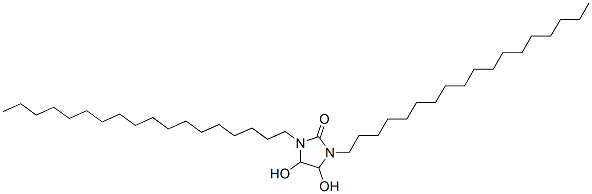 4,5-dihydroxy-1,3-dioctadecylimidazolidin-2-one 结构式