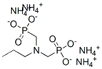 tetraammonium [(propylimino)bis(methylene)]diphosphonate 结构式