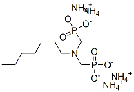 tetraammonium [(heptylimino)bis(methylene)]bisphosphonate 结构式