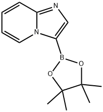 咪唑并[1,2-A]吡啶-3-硼酸频那醇酯 结构式