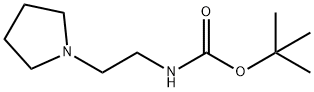 1-(2-N-BOC-氨乙基)吡咯烷 结构式