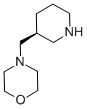 4-[(3S)-3-PIPERIDINYLMETHYL]-MORPHOLINE 结构式