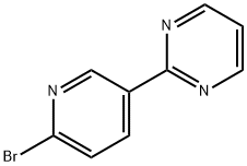 2-(6-溴吡啶-3-基)嘧啶 结构式