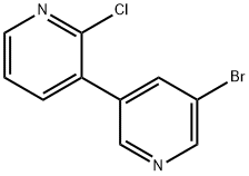 5-溴-2'-氯-3,3'-联吡啶 结构式