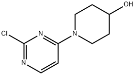 1-(2-氯嘧啶-4-基)-4-羟基哌啶 结构式