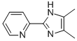 Pyridine,  2-(4,5-dimethyl-1H-imidazol-2-yl)- 结构式