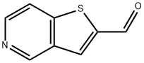 噻吩并[3,2-C〕吡啶-2-甲醛 结构式