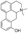 8-hydroxy-N-methylaporphine 结构式