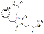 5-benzyl-2,4-dioxoimidazolidine-1,3-di(propionohydrazide)  结构式