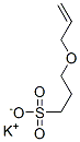 potassium 3-(allyloxy)propanesulphonate 结构式