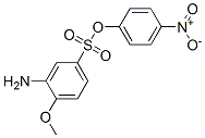 p-nitrophenyl 3-amino-4-methoxybenzenesulphonate 结构式